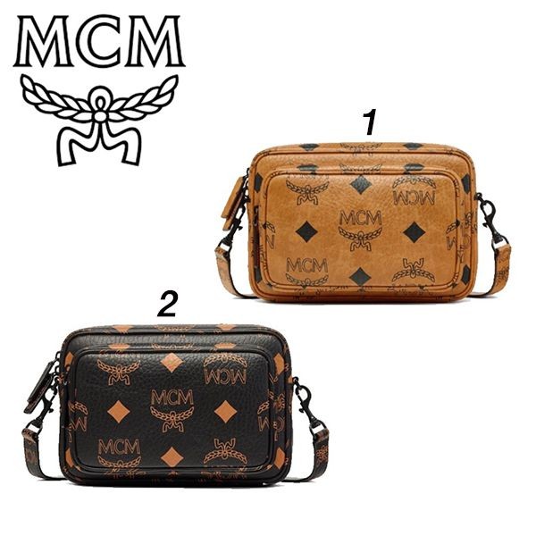 【追跡付き発送で安心】MCM 偽物 Aren クロスボディ マキシ ヴィセトス Small 2色 MMRDATA01BK001