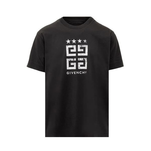 【やっぱり人気！】ジバンシィ 偽物 4G スター スリムフィット コットン Tシャツ 3色 BM716G3YEL-100