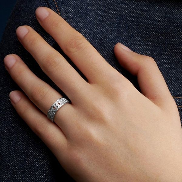 ◆エルメス シェーヌダンクル 偽物◆ゴージャスな輝き☆H dAncre ring/unisex