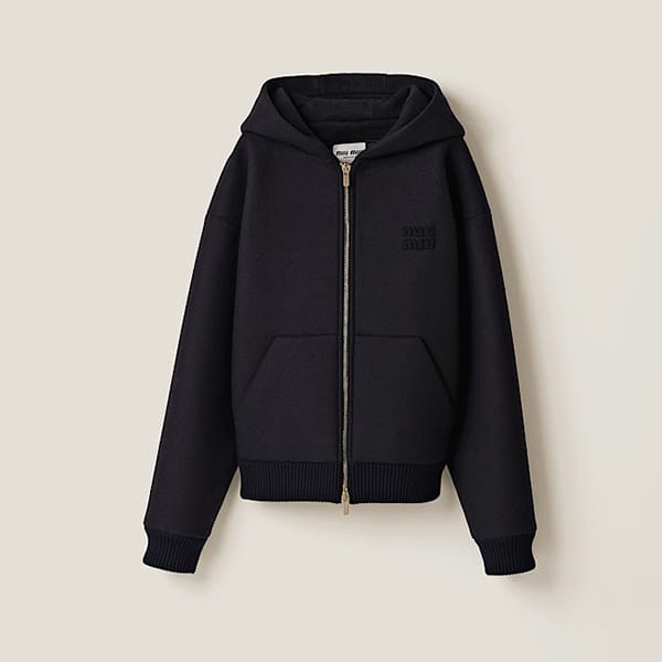 ミュウミュウ 偽物 クロス フーディージャケット ML99113SCF0008