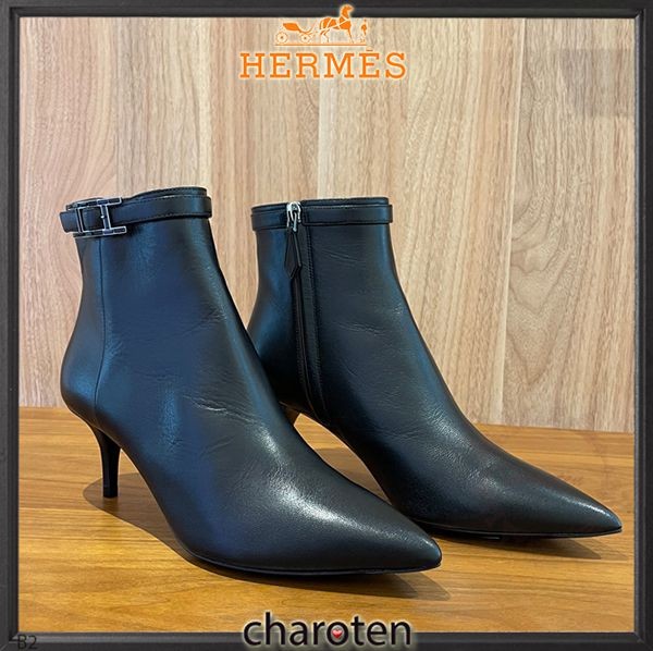 完売色あり！♥Hの留め具がエレ女なエルメス アンクルブーツ コピーh11112