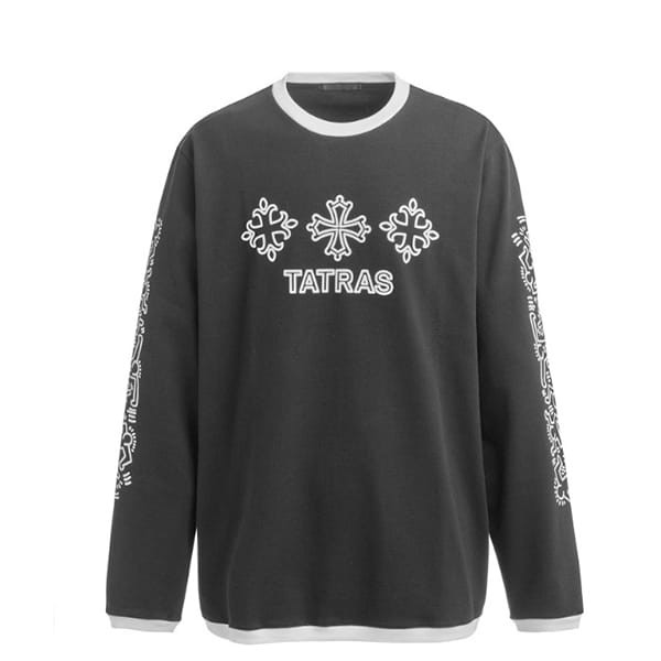 人気で可愛い☆TATRAS × Keith Haring 偽物 限定コラボ SAGGIO ロングTシャツ 2色 MTKI23A8253