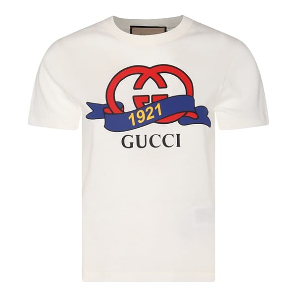 【セレブ多数愛用】グッチ GGモチーフ1921 コットンTシャツ 偽物 748287 XJFND 9095