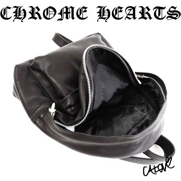 クロムハーツ スーパーコピー【Back to School】CHハート◆ﾚｻﾞｰﾊﾞｯｸﾊﾟｯｸ･BLK12159