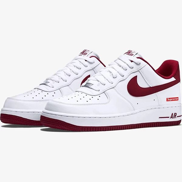 【訳あり特価】シュプリーム × ナイキ コピー AIR FORCE 1 LOW WHITE SPEED RED CU9225-101