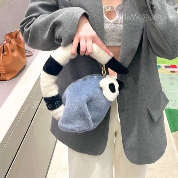 【ロエベxSuna Fujita 偽物】キツネザル ムートンショルダーバッグ0010972644
