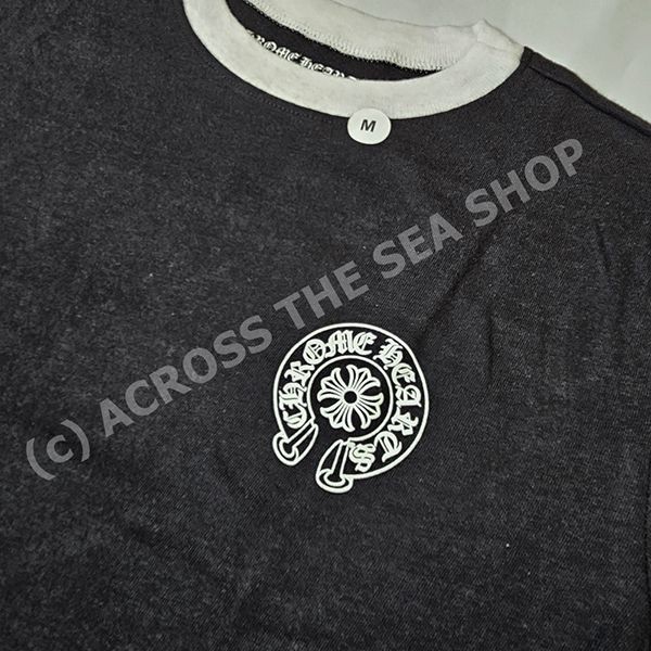 ★クロムハーツ★スクロール 偽物HorseShoe Logo レディース Tシャツ03062