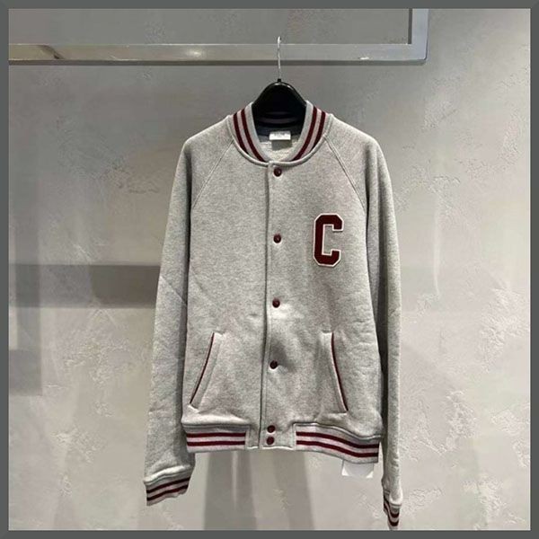 新色登場★セリーヌ カレッジスタイルテディジャケット Cパッチ 2Y16D345F.09XO