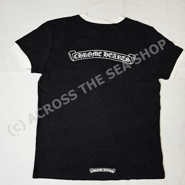 ★クロムハーツ★スクロール 偽物HorseShoe Logo レディース Tシャツ03062