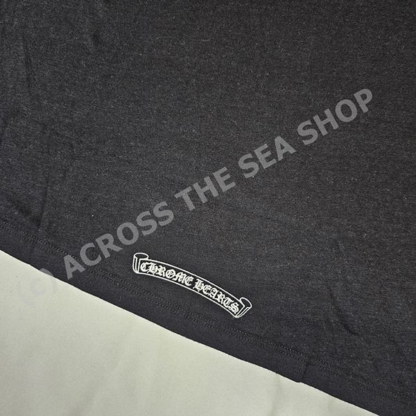 ★クロムハーツ★スクロール 偽物HorseShoe Logo レディース Tシャツ03062