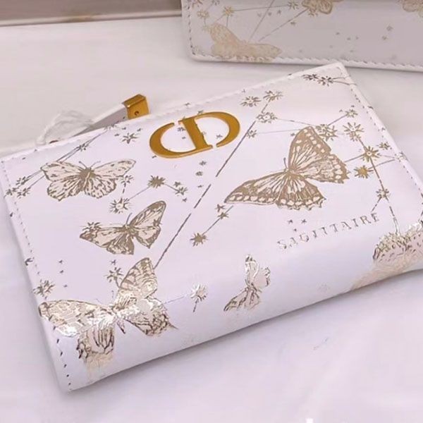 ☆超人気☆ディオール CARO ダリアウォレット 偽物 Butterfly S5173UBXZ_M933