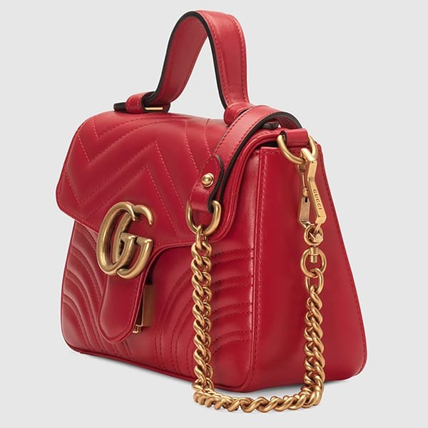 N級品グッチ ミニ トップハンドルバッグ GGマーモント 4色 547260 DTDIT 1000