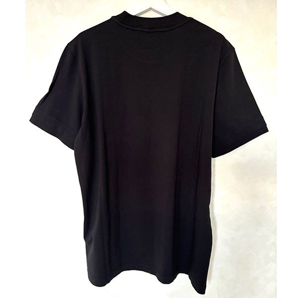 モンクレール ぼかし レタリング ロゴTシャツ激安　白黒J10918C