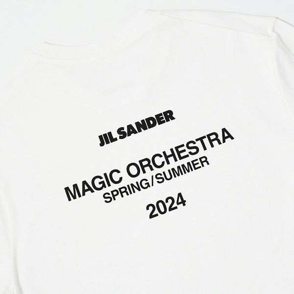 ジルサンダー バックプリント 長袖Tシャツ 偽物J22GC0172