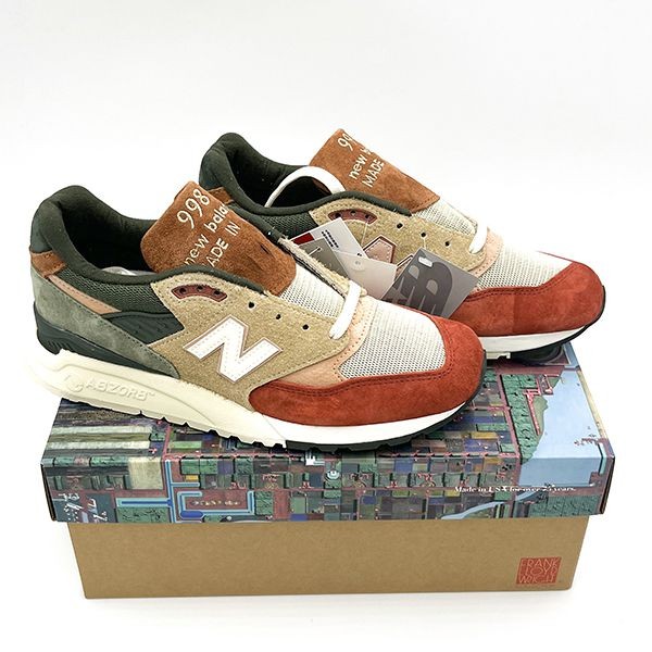 Frank Lloyd Wright x Kith x ニューバランス 998 偽物Broadacre City 5102