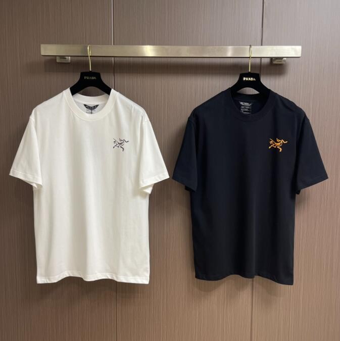 アークテリクス Tシャツ コピー 胸ロゴ配色クルーネックTシャツ 2色 24052701