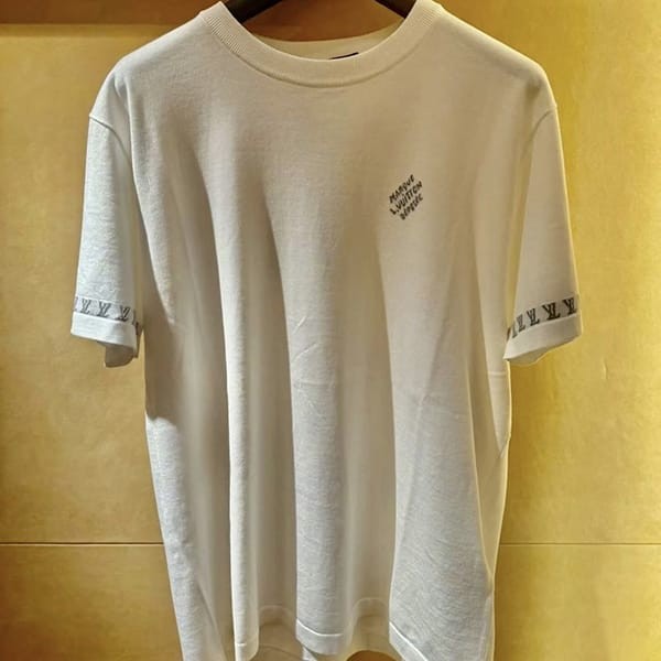 超入手困難ルイヴィトン シンプルTシャツ パロディ 半袖 2色 1AFQSH