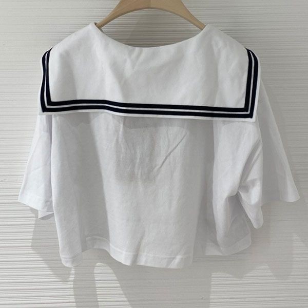 ミュウミュウ エンブロイダリー コットン Tシャツ MJN534-14EM-F0009