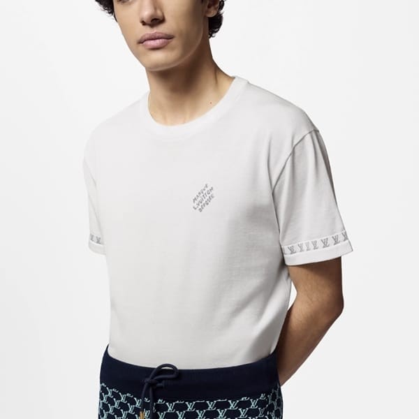 超入手困難ルイヴィトン シンプルTシャツ パロディ 半袖 2色 1AFQSH