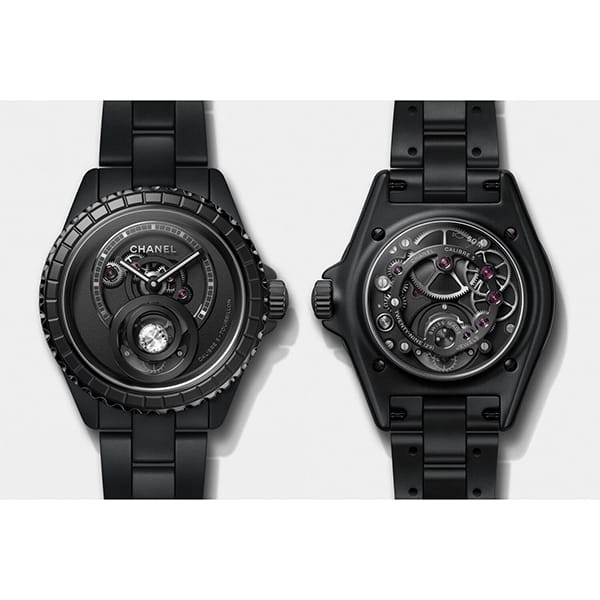 シャネル J12 偽物 ダイヤモンド 38MM トゥールビヨン キャリバー5 2色
