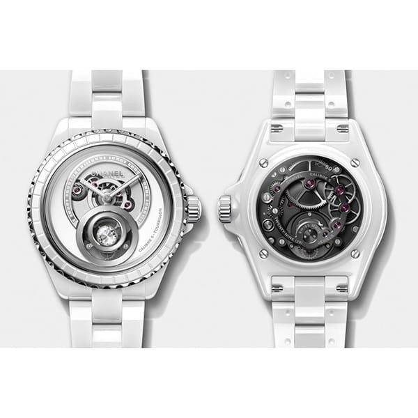 シャネル J12 偽物 ダイヤモンド 38MM トゥールビヨン キャリバー5 2色