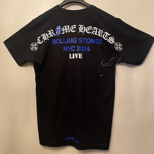 高級ブランド＋クロームハーツ＋ローリングストーンズ NYC ポケットTシャツ 偽物 ch2407023