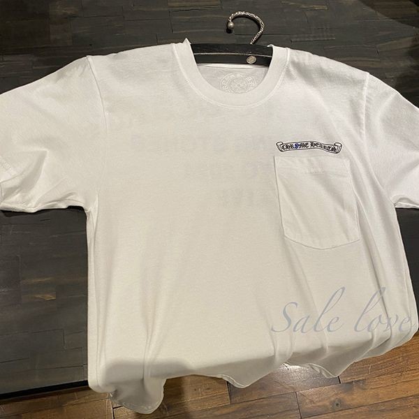 高級ブランド＋クロームハーツ＋ローリングストーンズ NYC ポケットTシャツ 偽物 ch2407023