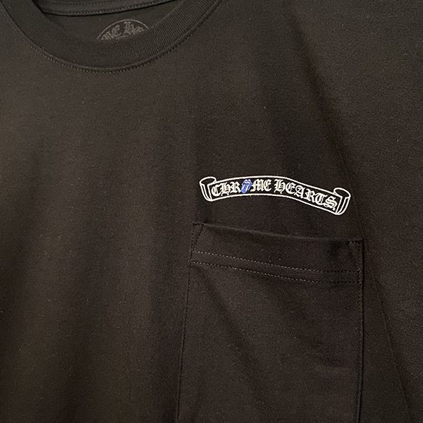 高級ブランド＋クロームハーツ＋ローリングストーンズ NYC ポケットTシャツ 偽物 ch2407023