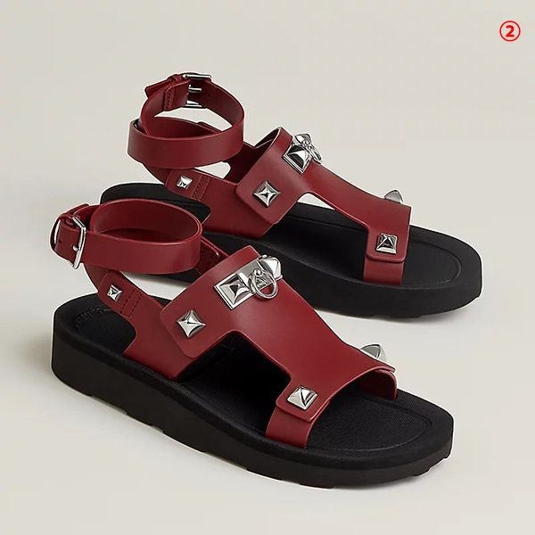 最新でオシャレエルメス サンダル 偽物intuition ノワールh241149z 02360
