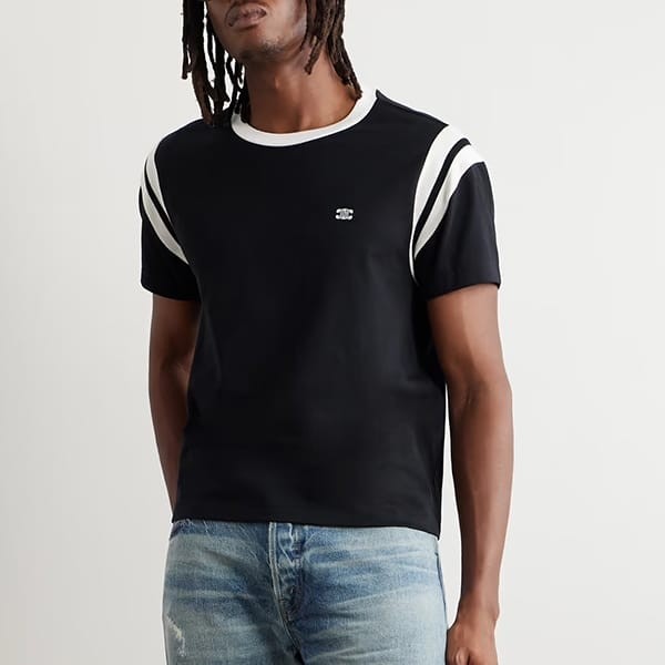 関税なしセリーヌ トリオンフ コットン レギュラー tシャツ パロディ 2x30o671q.38aw