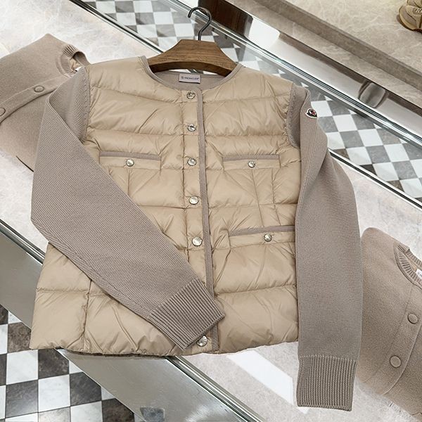 注目!モンクレール カーディガン 偽物 padded wool cardigan☆j20939b0