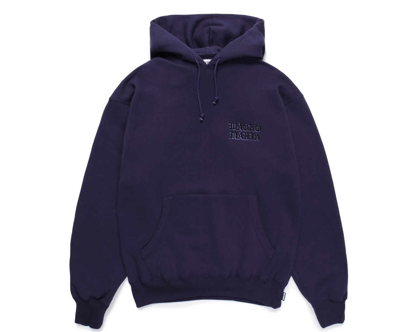 【目を惹くオールドイングリッシュ】ワコマリア 刺繍ロゴフーディ 5色 24FW-WMC-SS06
