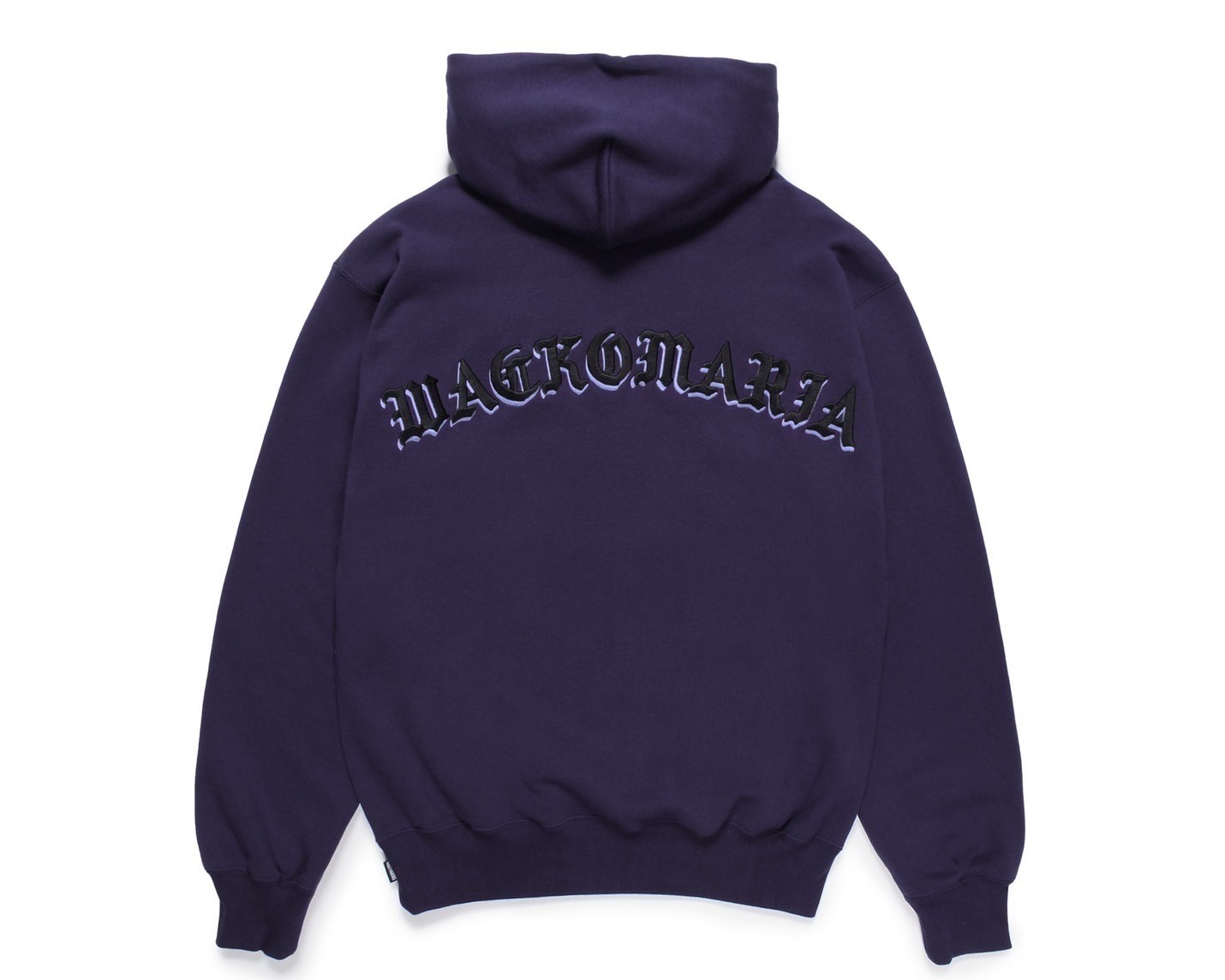【目を惹くオールドイングリッシュ】ワコマリア 刺繍ロゴフーディ 5色 24FW-WMC-SS06