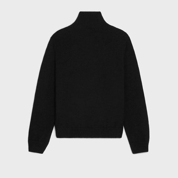 上品高見え■セリーヌ トリオンフ刺繍入り トラッカー セーター 2adbh048t.38ow