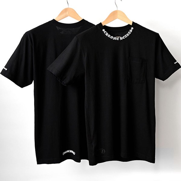 クロムハーツ ネック ロゴ 半袖 Tシャツ スーパーコピー 2412018