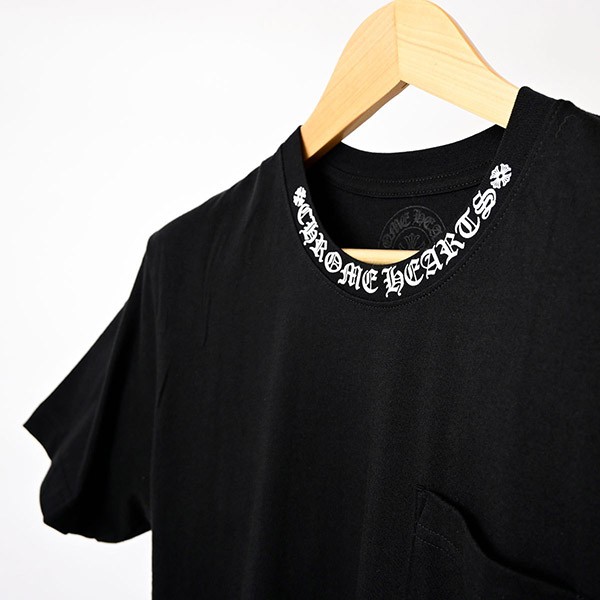 クロムハーツ ネック ロゴ 半袖 Tシャツ スーパーコピー 2412018