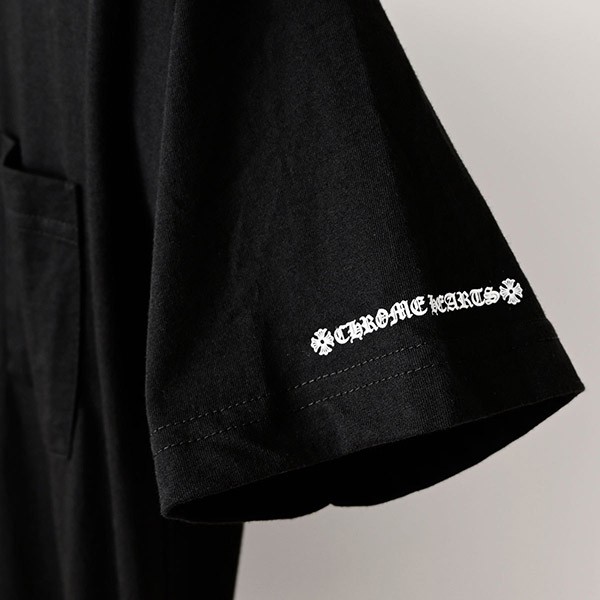 クロムハーツ ネック ロゴ 半袖 Tシャツ スーパーコピー 2412018
