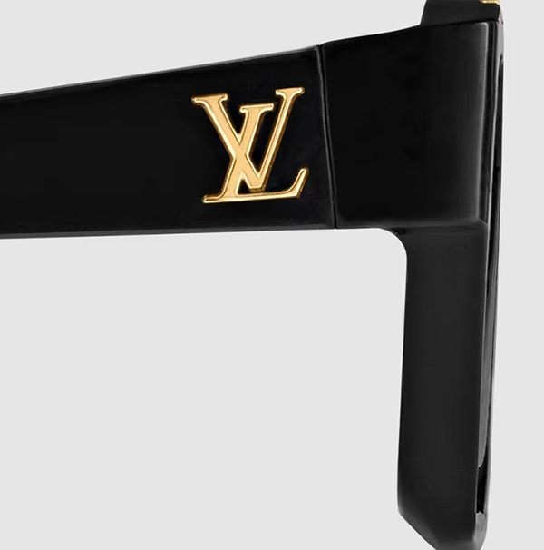 【カラバリ豊富】ルイヴィトン サングラス 偽物 スクエア LV ブラックZ1502E
