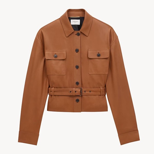 サンローラン 偽物 SAHARIENNE ショート ジャケット サハリエンヌ ysl321150