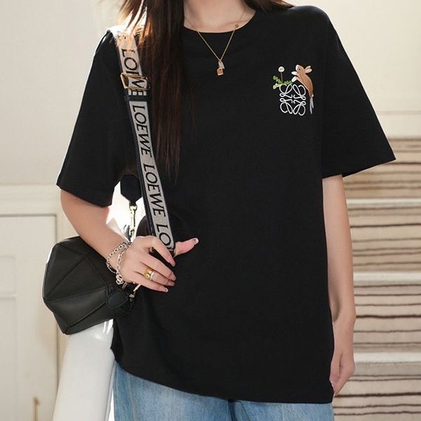 ロエベ Suna Fujita コピー コラボ リラックスフィット Tシャツ lew02191