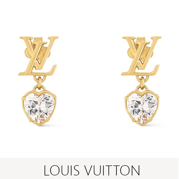 ☆安い☆新作》ルイヴィトンコピー／ピアス LV アイコニック ハート ジルコン M02385