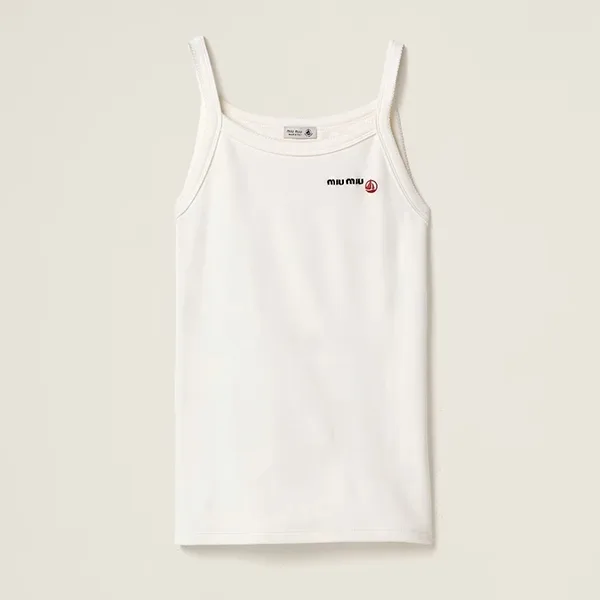 男女兼用Petit Bateau X ミュウミュウ パロディ ストレッチジャージー トップ rg666528