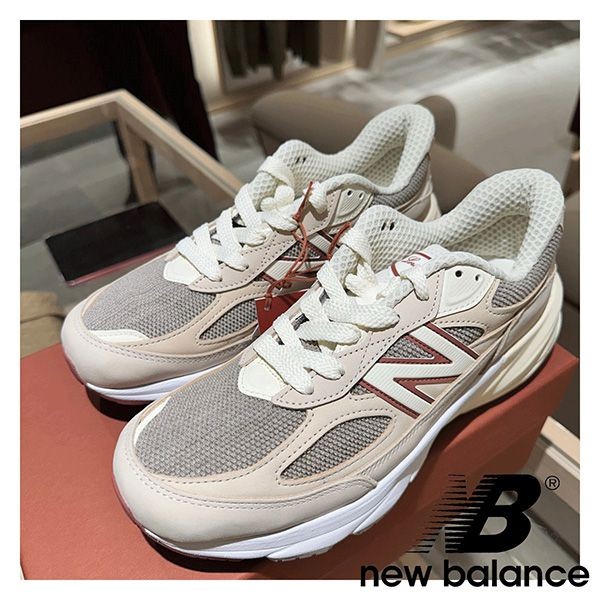 速達発送【ニューバランス ロロピアーナ 偽物】 990v6  スニーカーCream 協業 U990LO6