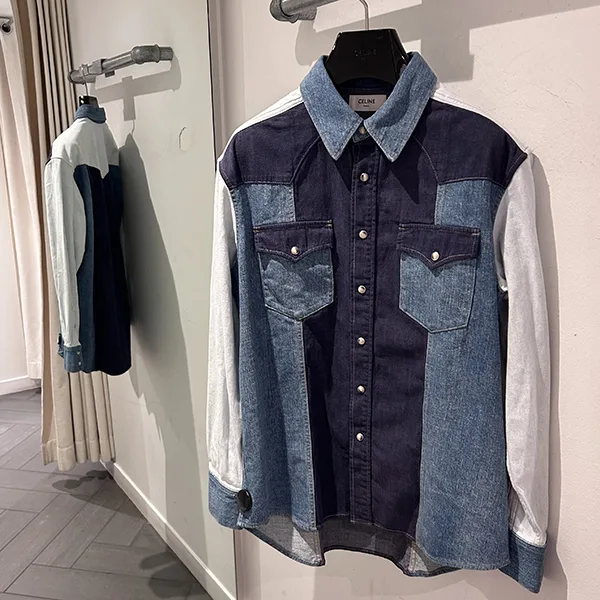セリーヌ デニムシャツ コピー 2T353521T.08SH