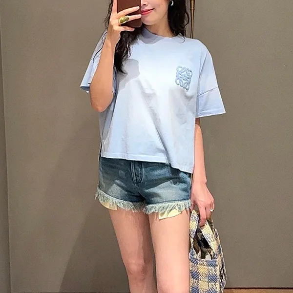 即納でお届けロエベ  Paulas Ibiza Tシャツ 偽物 コットン S616Y22X81