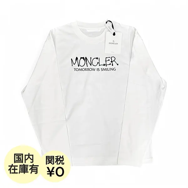 数量限定版モンクレール グラフィティ ロゴ ロングスリーブ Tシャツ コピー ロンT K1091 8D00005 89AJS