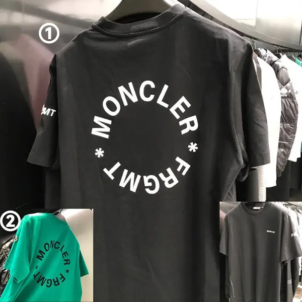 【最終セール価格！】限定コラボ【モンクレール x FRGMT 偽物】バックロゴTシャツ☆2色 K109U8C00002M3265999
