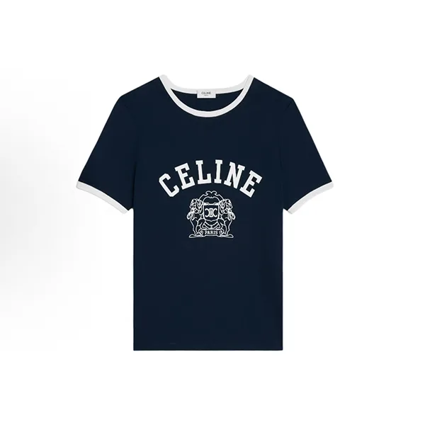 【セリーヌ パロディ】シンプルな感じのロゴ入りTシャツ RX09C671Q
