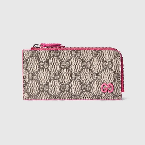 人気アイコン！即発送グッチ GGスプリームキャンバス GGディテール ジップカードケース795233