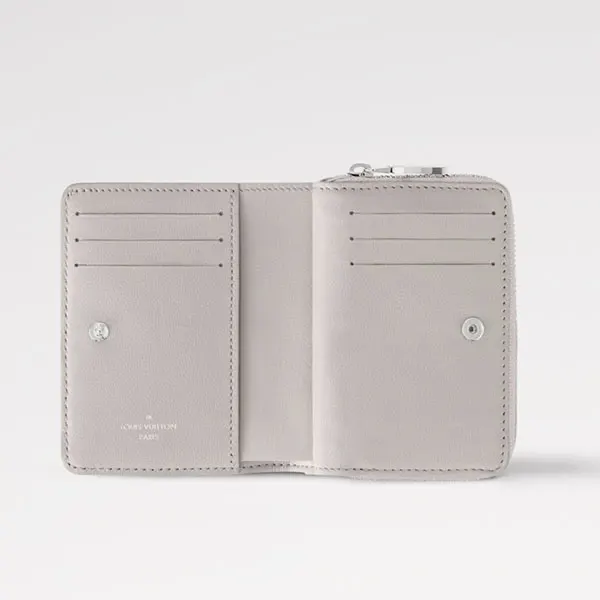 【金運UP♪】◆ルイヴィトン コピー ポルトフォイユ ルー◆折りたたみ財布 グレー 黄色 M13792